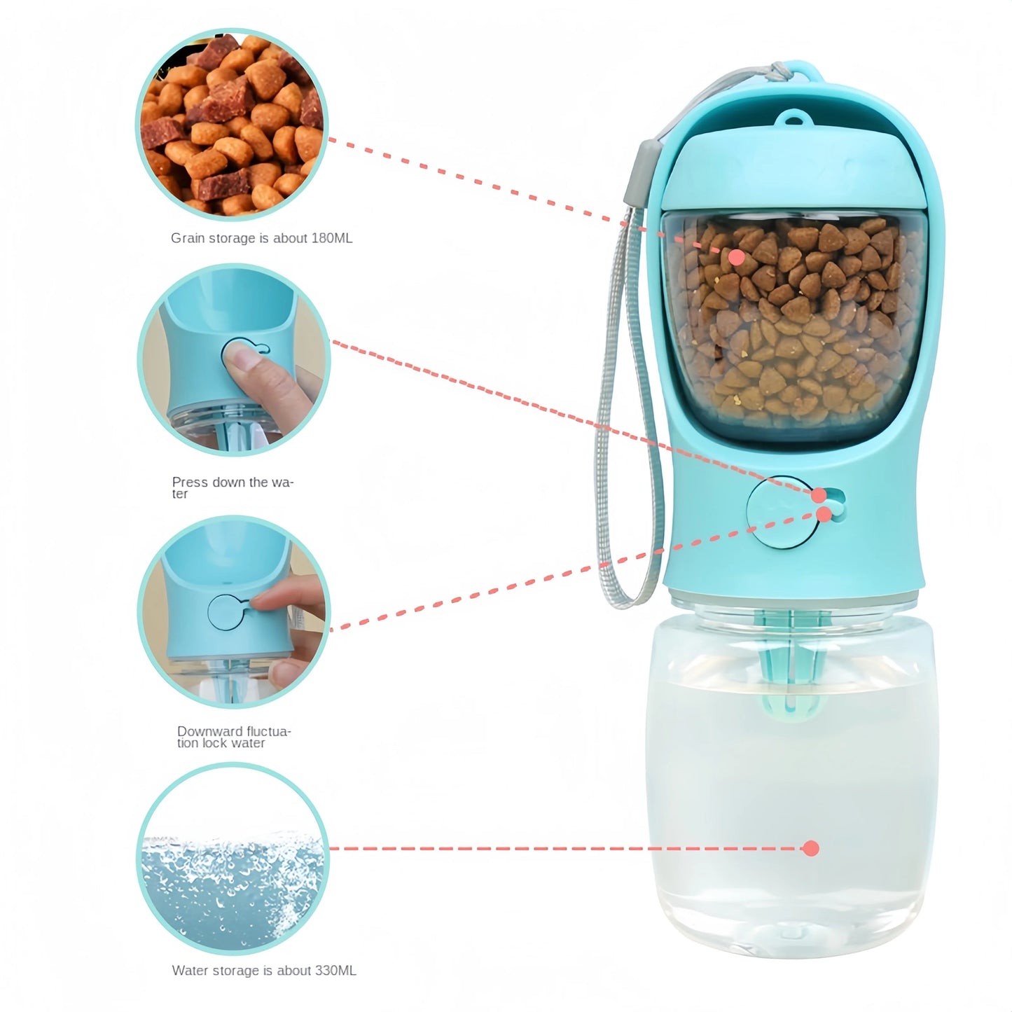 HydroPup™ Portable Pet Water Bottle