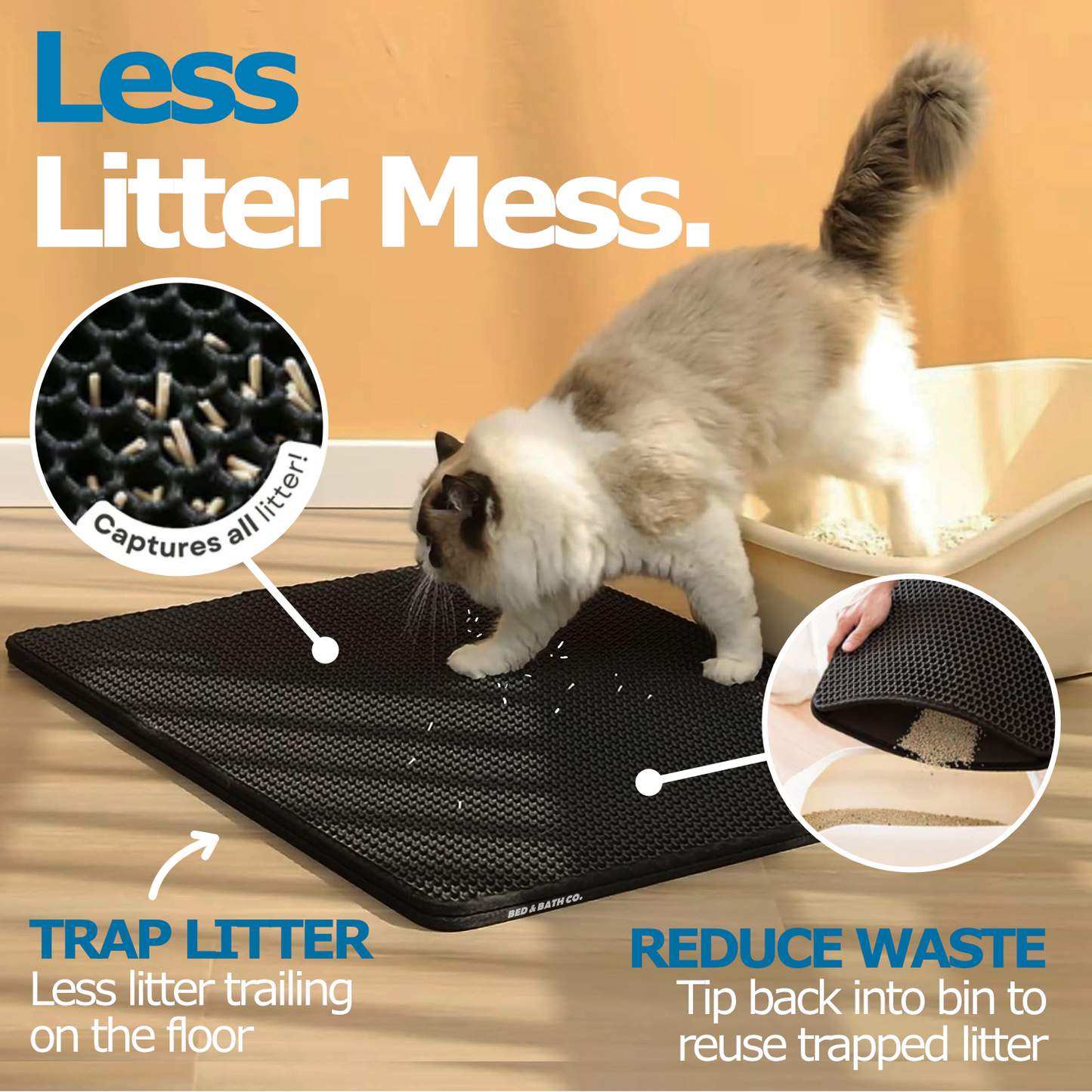 TidyMat™ - Cat Litter Matt